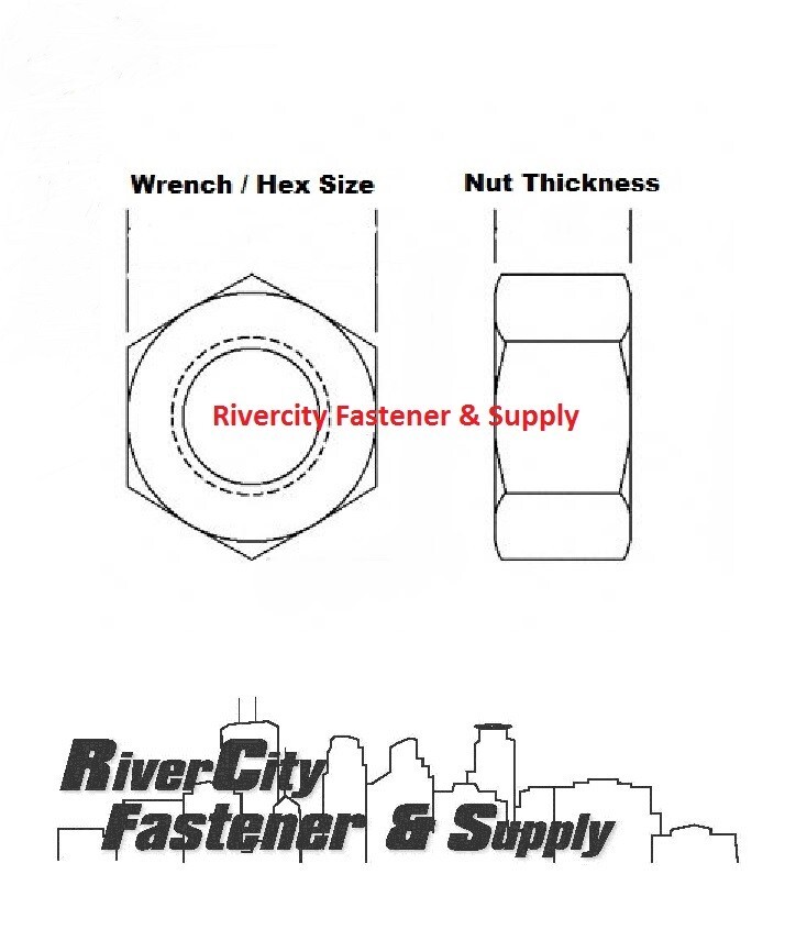 (10) M12-1.5 Fine Thread Hex Nut Steel Din 934 GRADE 10.9 12mm M12x1.5 Nuts