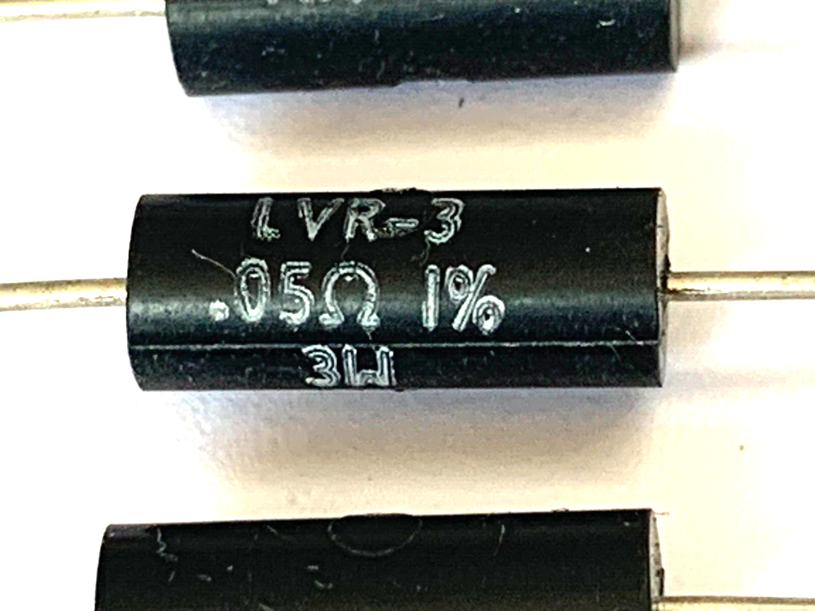 0.05ohm, 0.05R 50mΩ, 1%,125ppm, 3W, Wirewound Resistor Prezi, VR03R0500FE70, 4pcs
