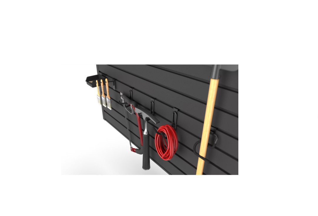 Hyper Tough Slatwall Panel Set, 48″ x 12″, 2-Pack, 2 ft x 4 ft Garage Wall Stora