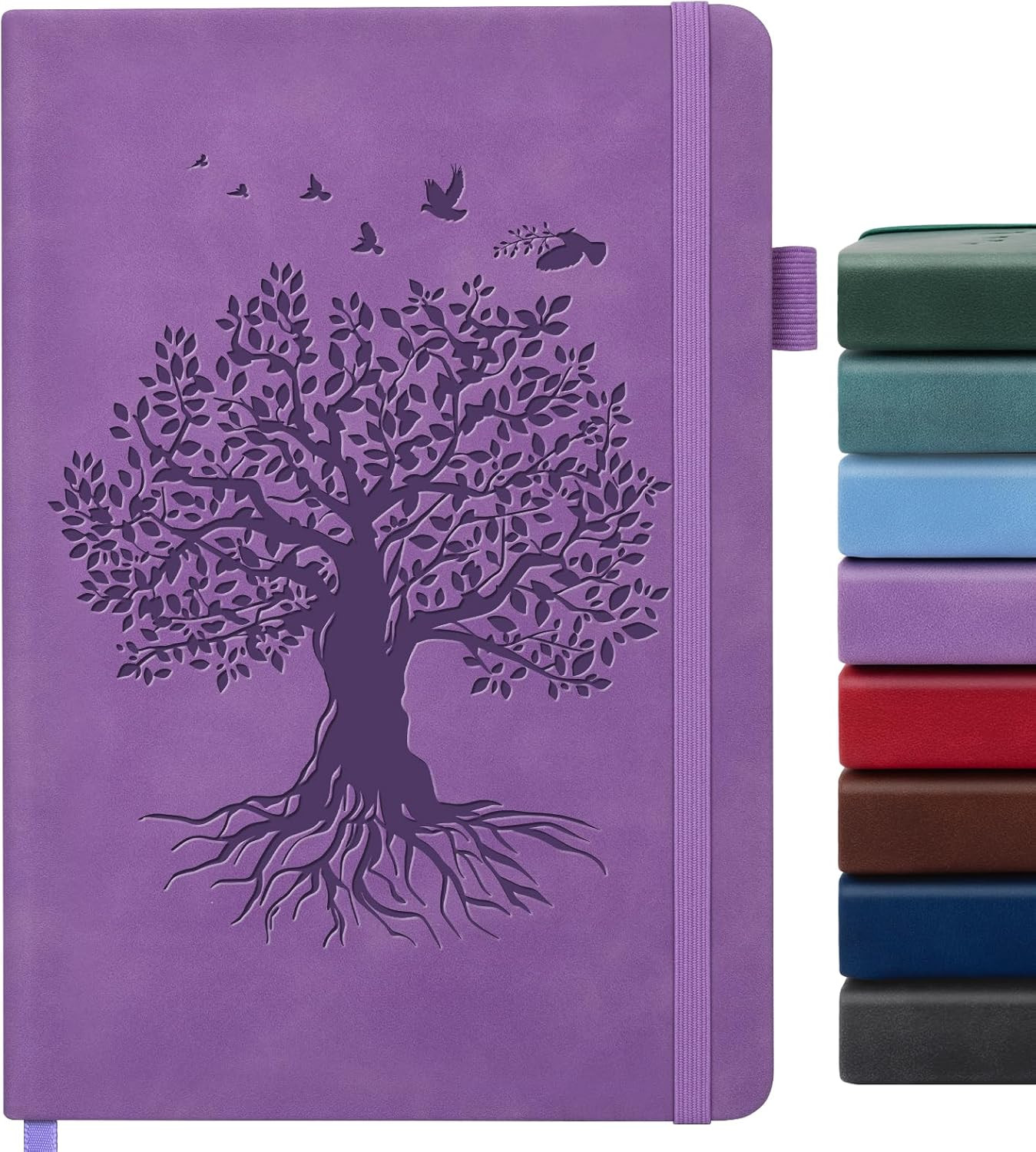 Lined Journal Notebook for Women Men, A5 Hardcover Leather Journals for Writing,