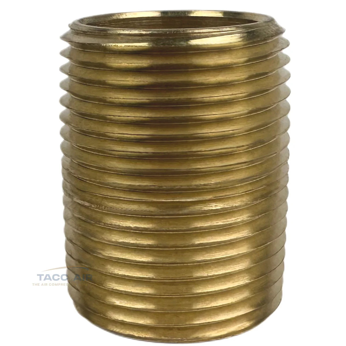 4 Pack Brass Close Pipe Nipple Fitting 3/4″ MNPT x 3/4″ NPT Male Adapter
