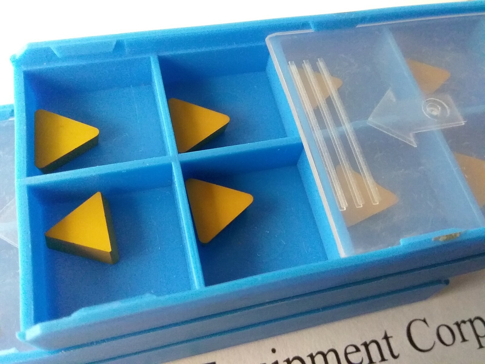 40pcs TPG222 Carbide Inserts Tin Coated for steel and cast iron machining-new