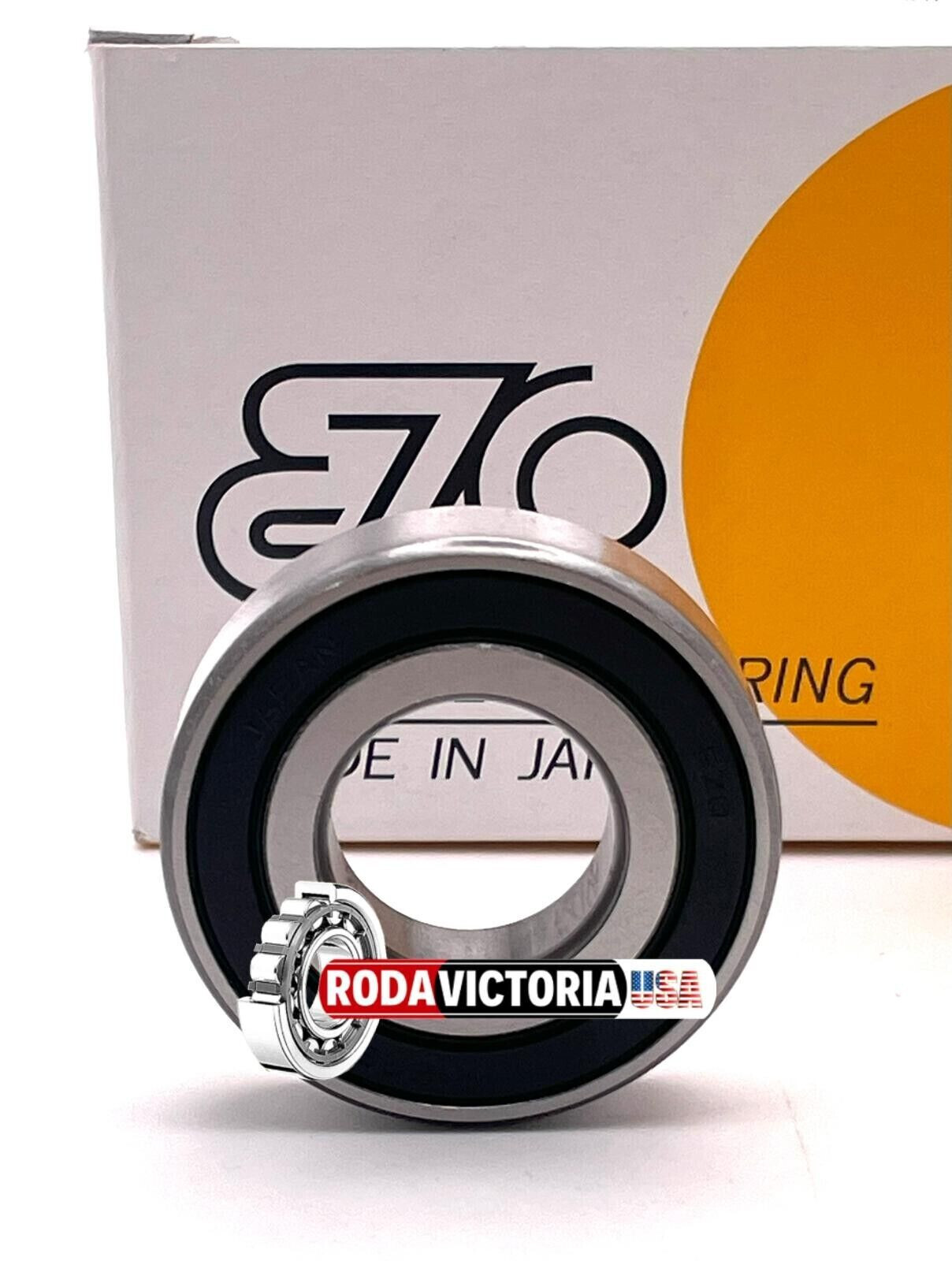 EZO MADE IN JAPAN R12 2RS C3 EMQ Premium Sealed Ball Bearing, 3/4″x1-5/8″x7/16″