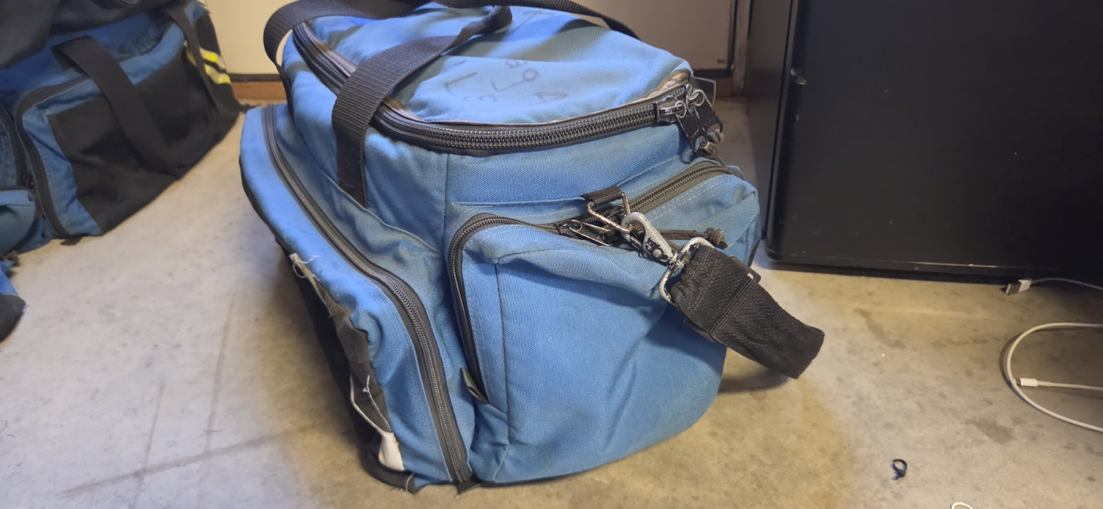 Iron Duck Trauma Bag, Nylon, 23 in L, 17 in W, Blue Ems Bag #4