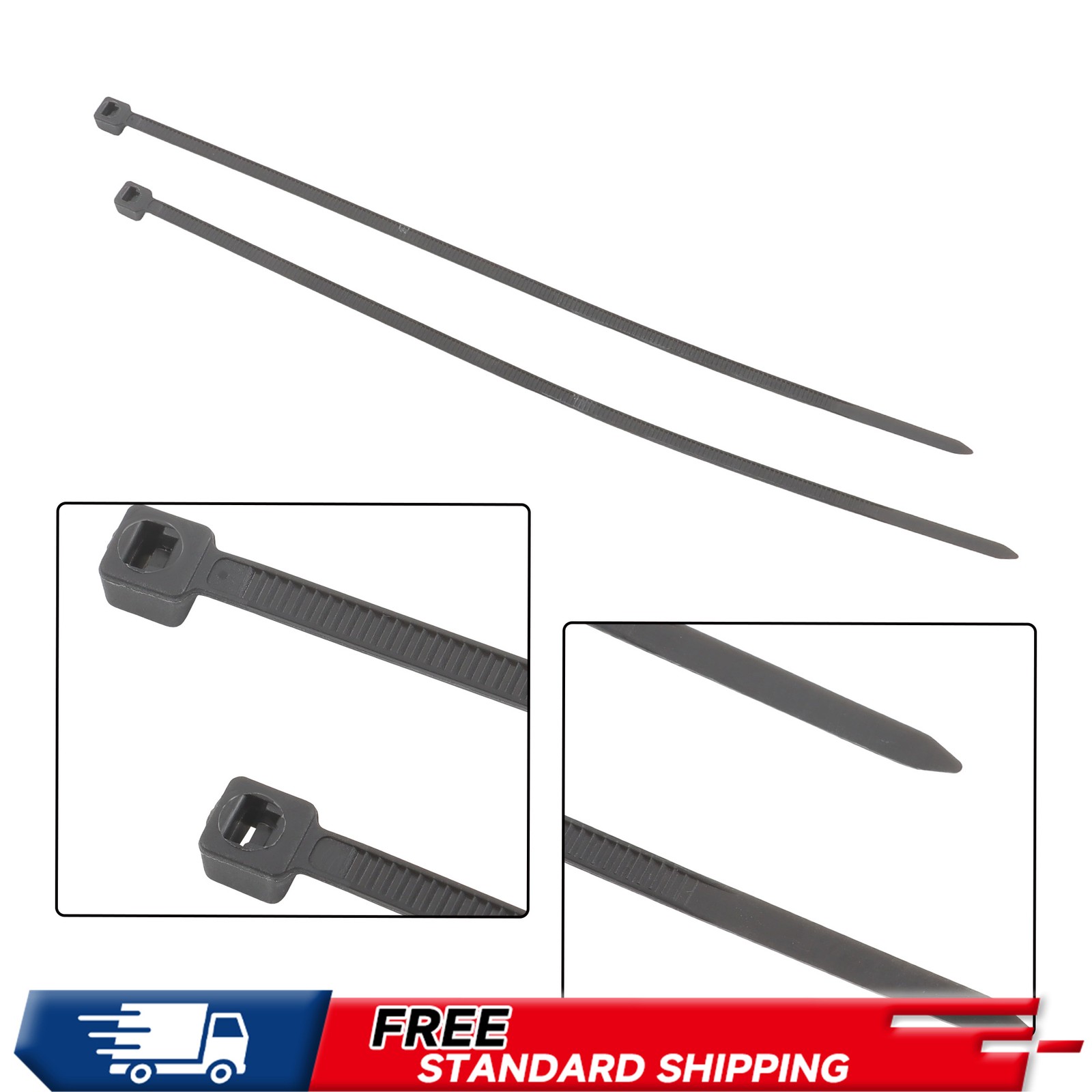 40lb Zip Ties 8 Inch Uv Rated 1000pcs Self-Locking Width 0.14″ Cable Ties
