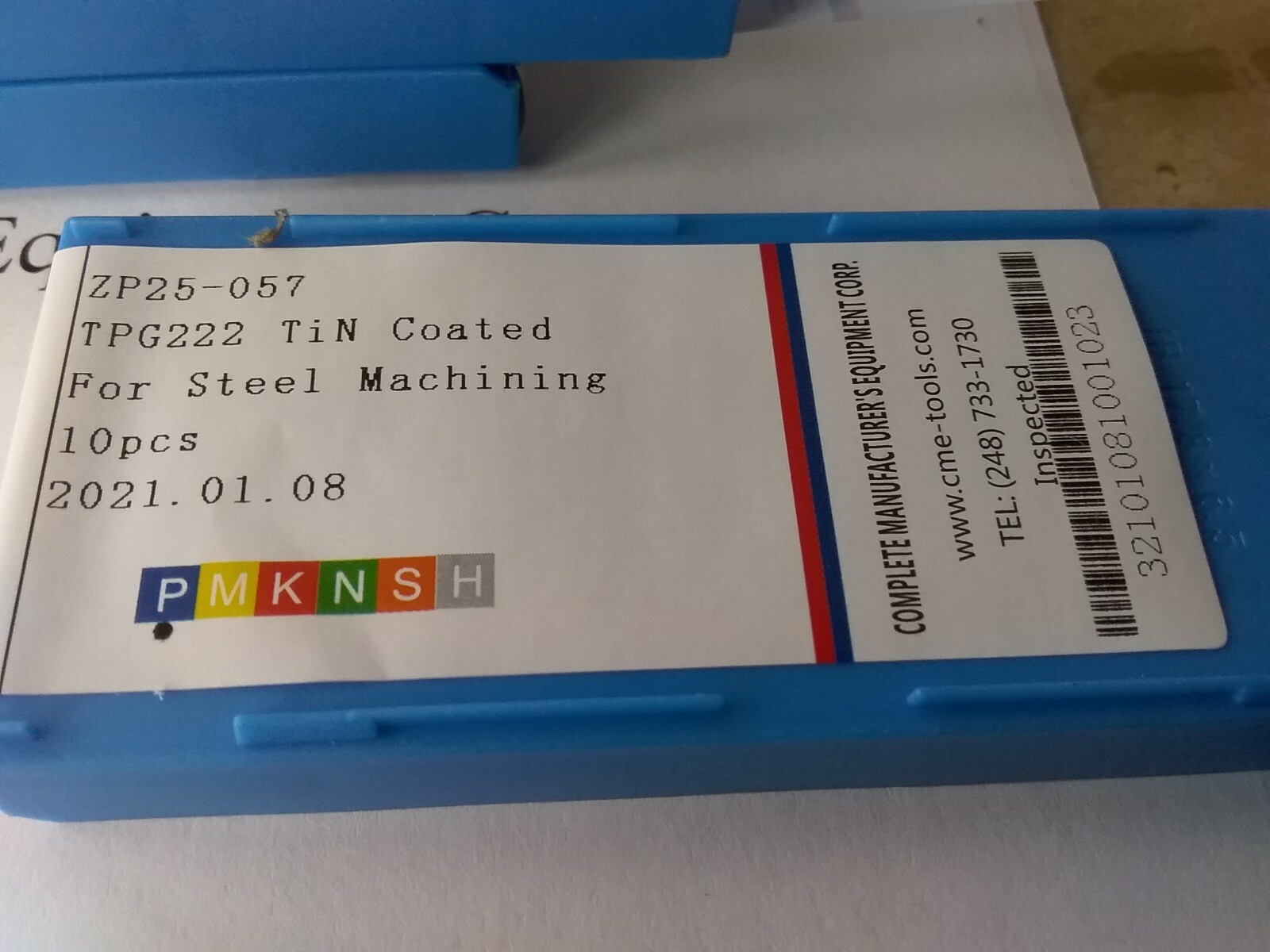 40pcs TPG222 Carbide Inserts Tin Coated for steel and cast iron machining-new
