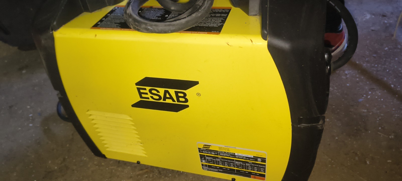 ESAB DC TIG Inverter Welder 120/230V for Steel Light Industrial MPN 0385103087
