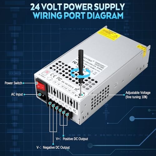 24V 1000W 41.6A Switching Power Supply AC110/220V for 3D Printer CCTV DC Motor