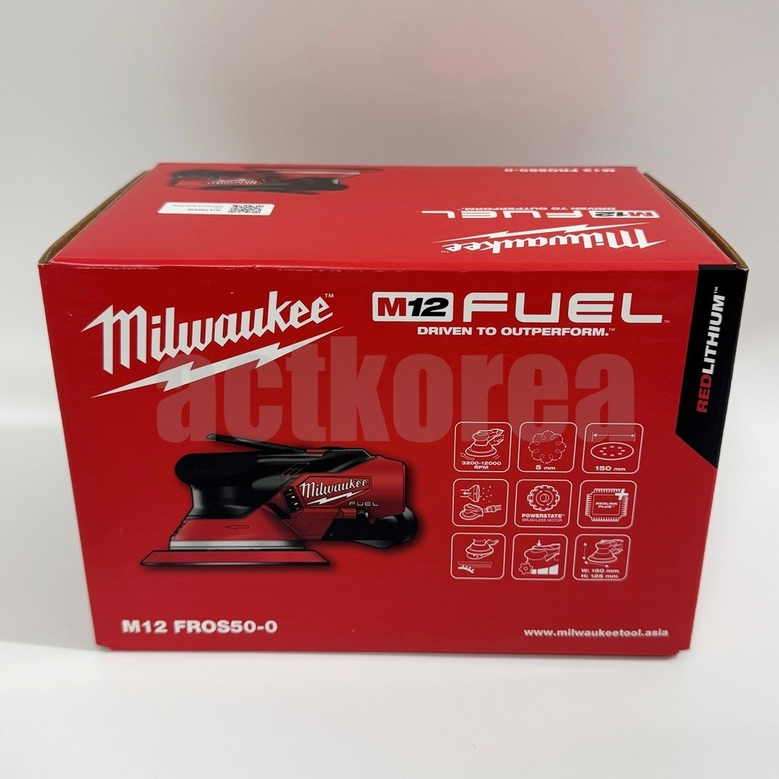 Milwaukee M12FROS50 12V 6″ Random Orbital Sander Tool only Baretool (Body only)