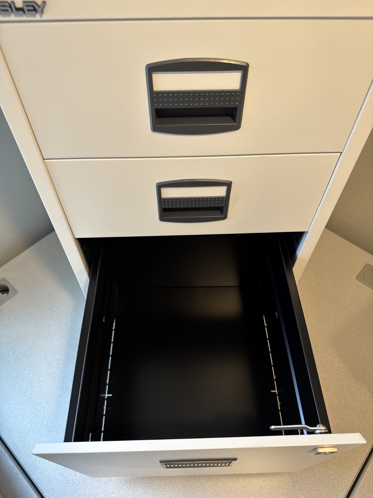 NEW! Bisley 3-Drawer Home File Cabinet – White **REDUCED PRICE**