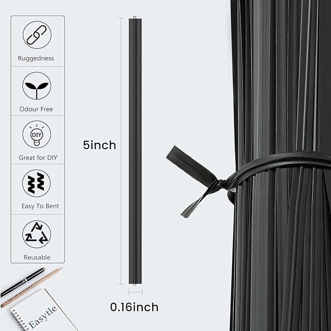 400 Pcs Twist Ties for Bags 5″ Cable Ties Bag Twist Ties for Cord Twist Bread