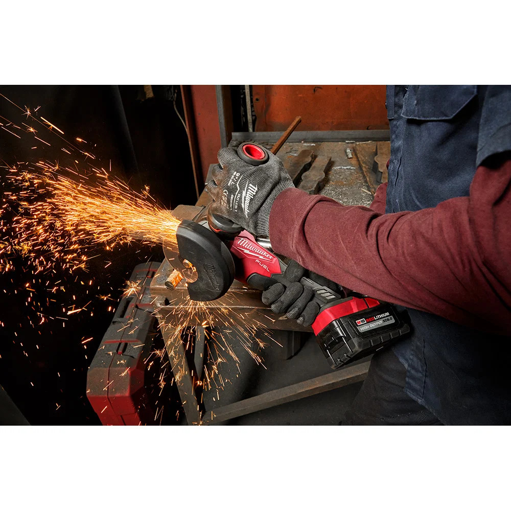 Milwaukee 2880-20ID M18 FUEL 18V 4-1/2″/5″ Paddle Switch Grinder w/Impact Driver