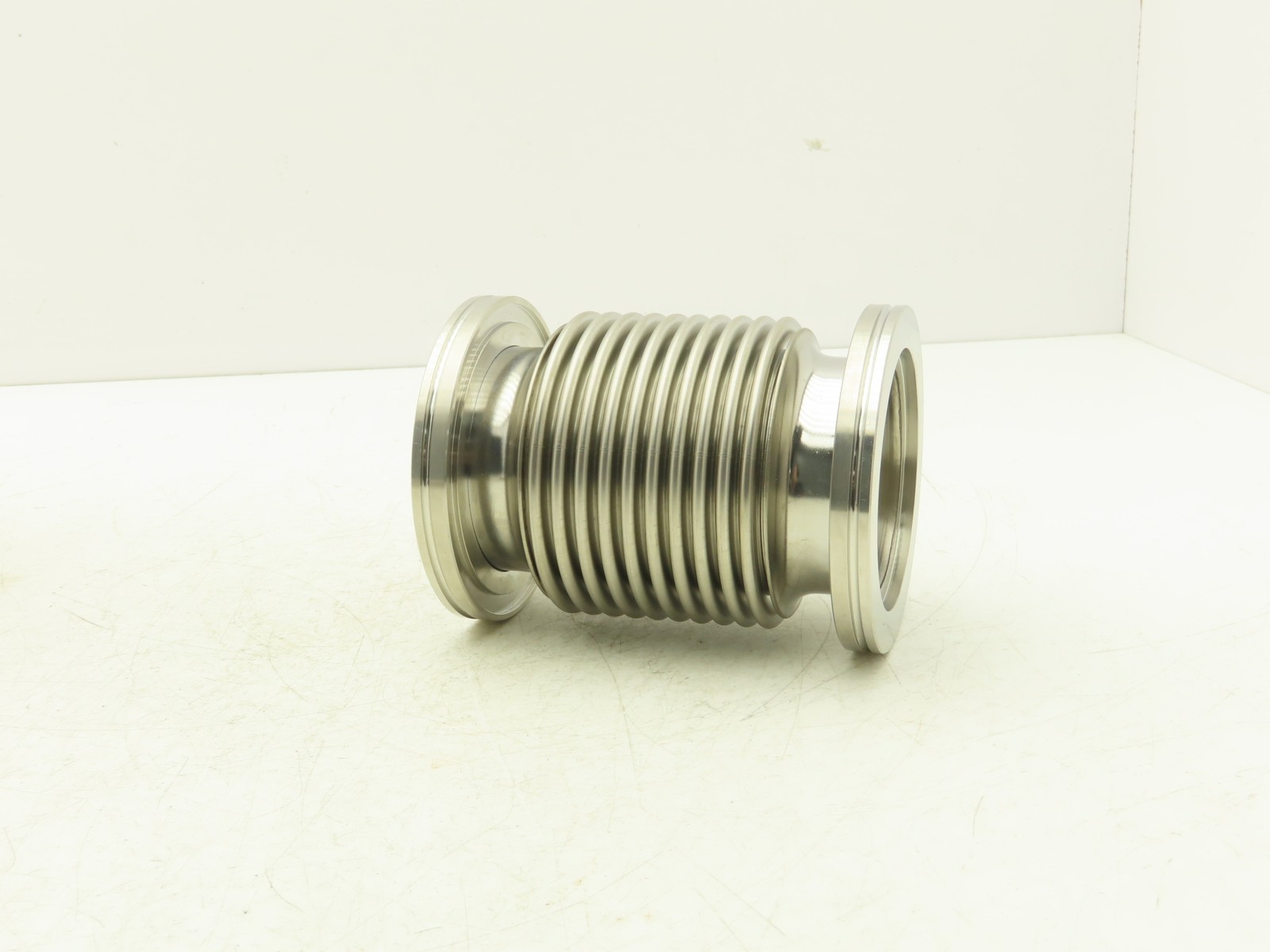 ISO 80 Stainless Flexible Vacuum Bellows 110mm Flange OD 150mm Length