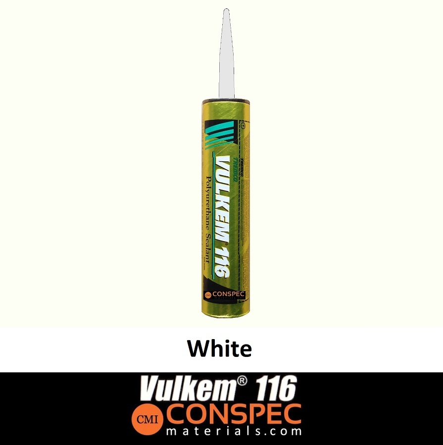 Tremco Vulkem 116 WHITE Polyurethane Sealant – 10.1 oz Cartridge