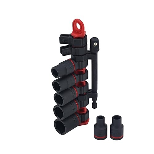 Wiha 72093 8 Piece 3/8″ Drive SAE Impact Socket Set