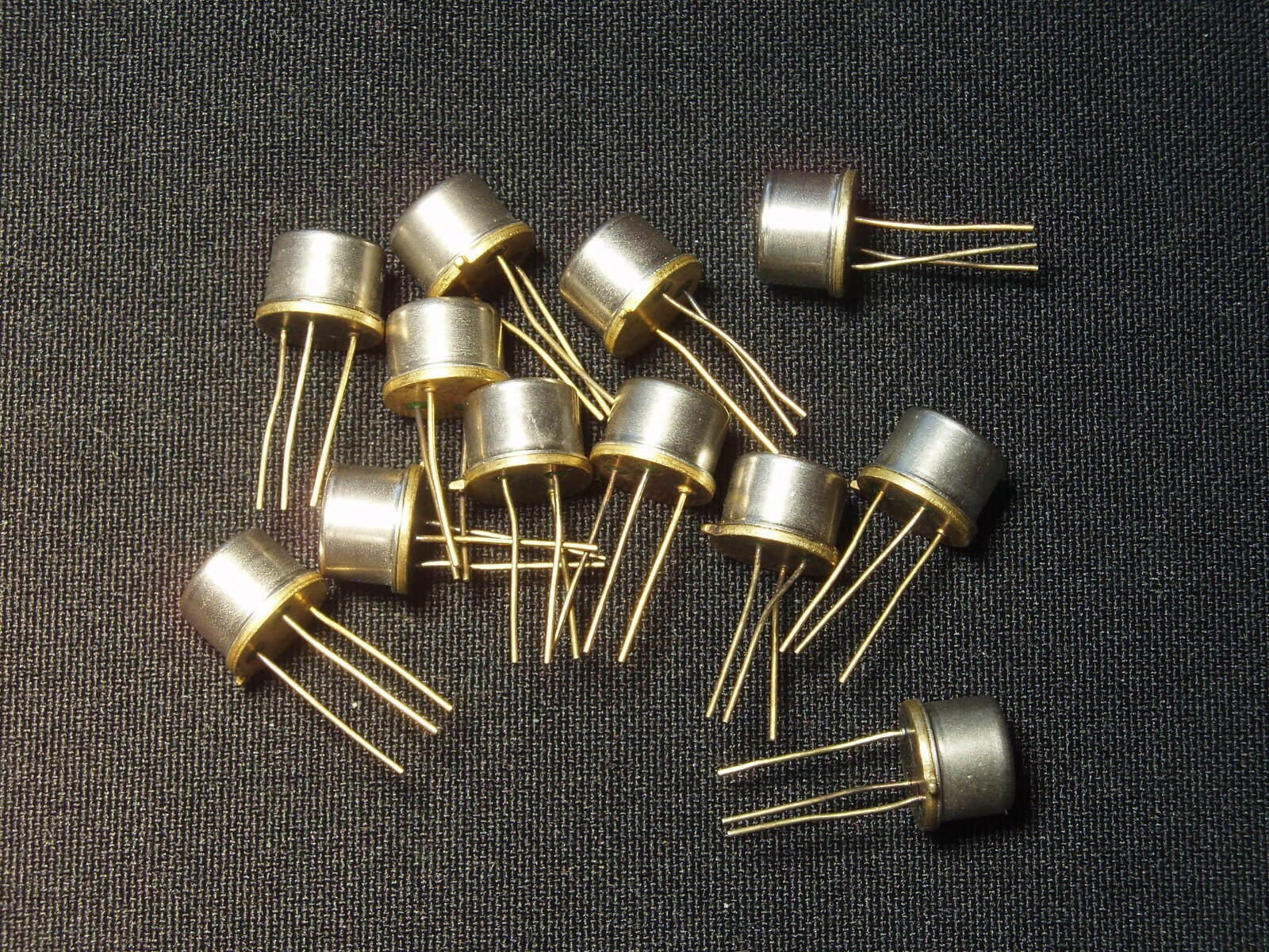 Vintage Gold Plated Transistors, See List, Most Mil-Spec, 100% Guaranteed & NOS