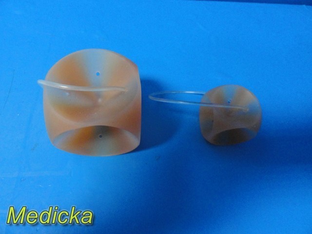 Lot of 2 Bioteque Silicone Cube Pessary CU45D #5 & CU75D #9 | With Drain ~ 38825
