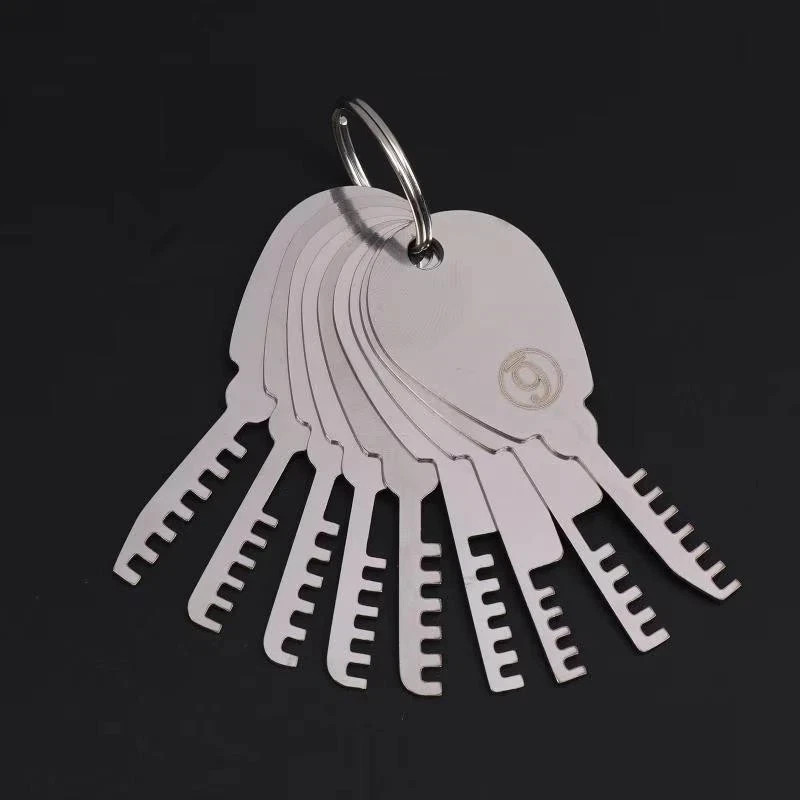 Stainless Steel Comb Lock 9in1 Full Set Repair Comb Tool Bypass Method