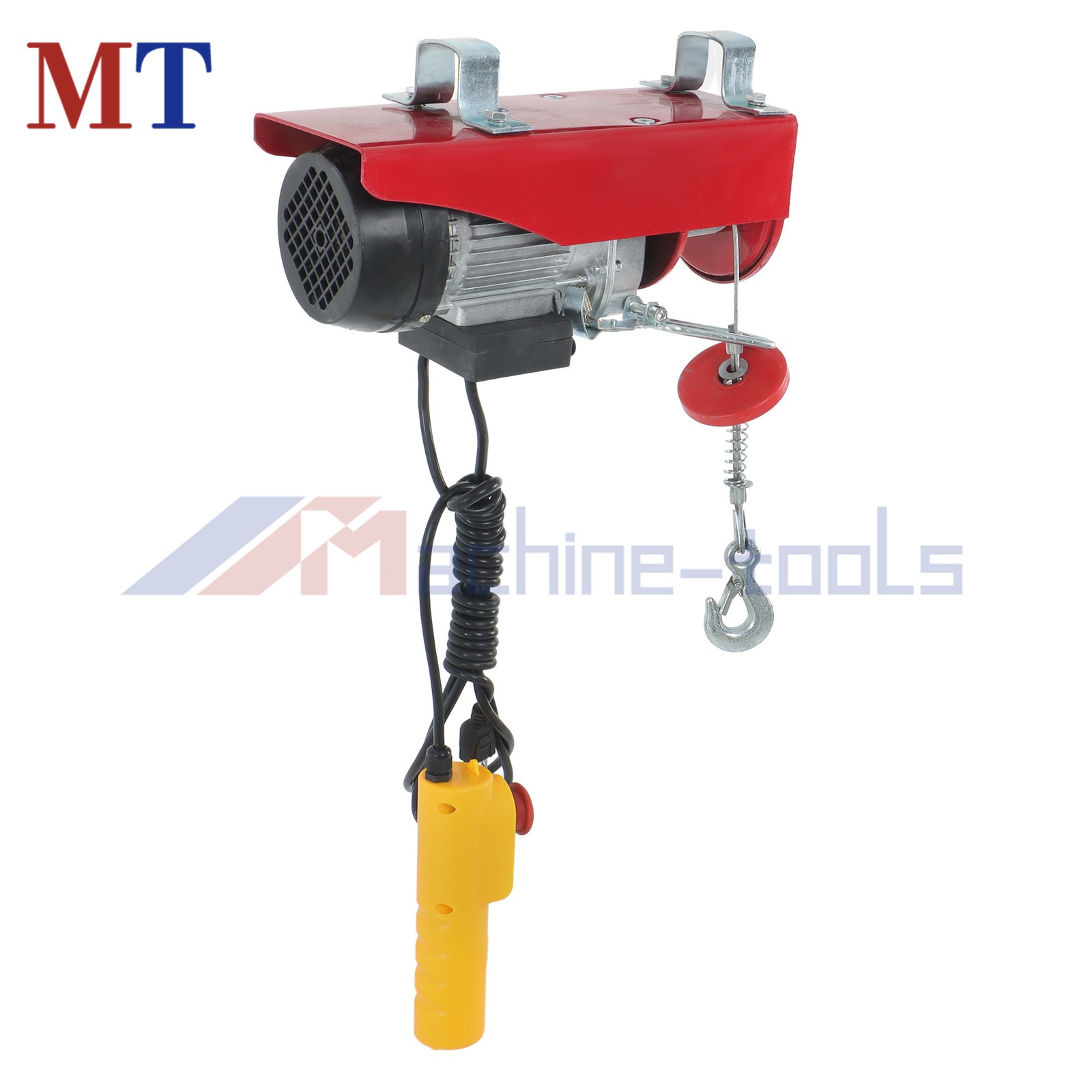 Electric Hoist, 110V 440lbs/200kg Winch with 6.6ft Remote Control Height 20-40ft