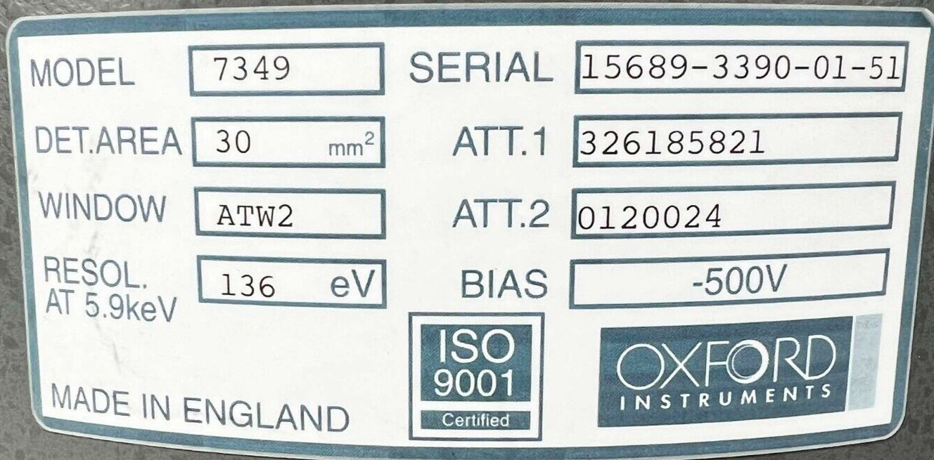 Oxford 7349 Detector *used working