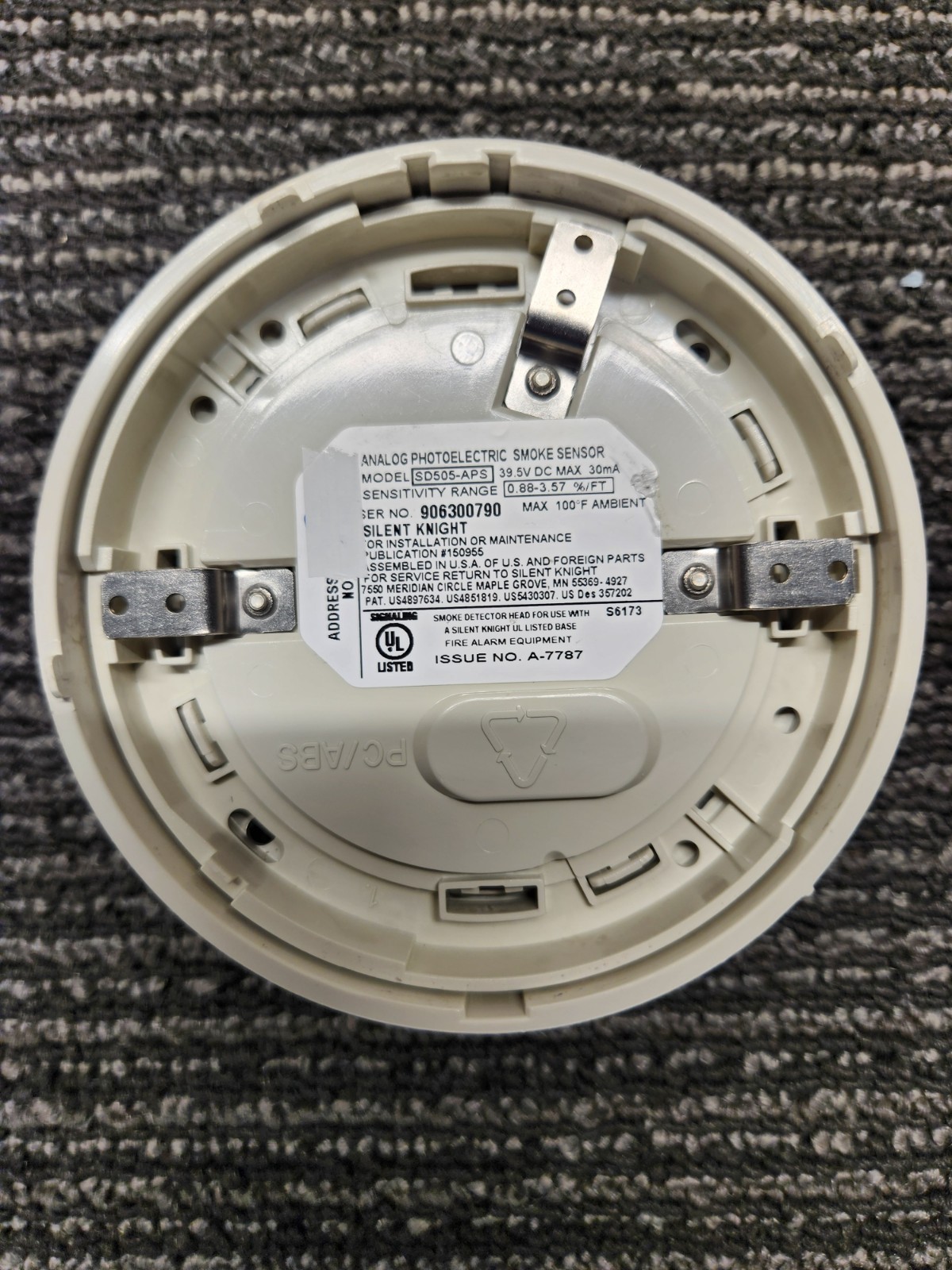Silent Knight SD505-APS Addressable Smoke Detector w/ Warranty, Free Ship