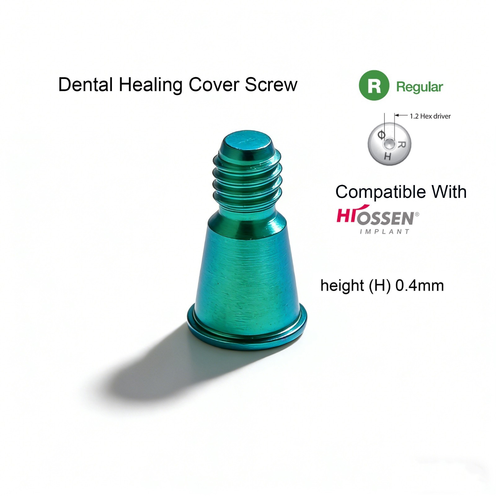 US Dental Healing Abutment Cap Mini Regular Platform Fits Ostem Hiossen Implant