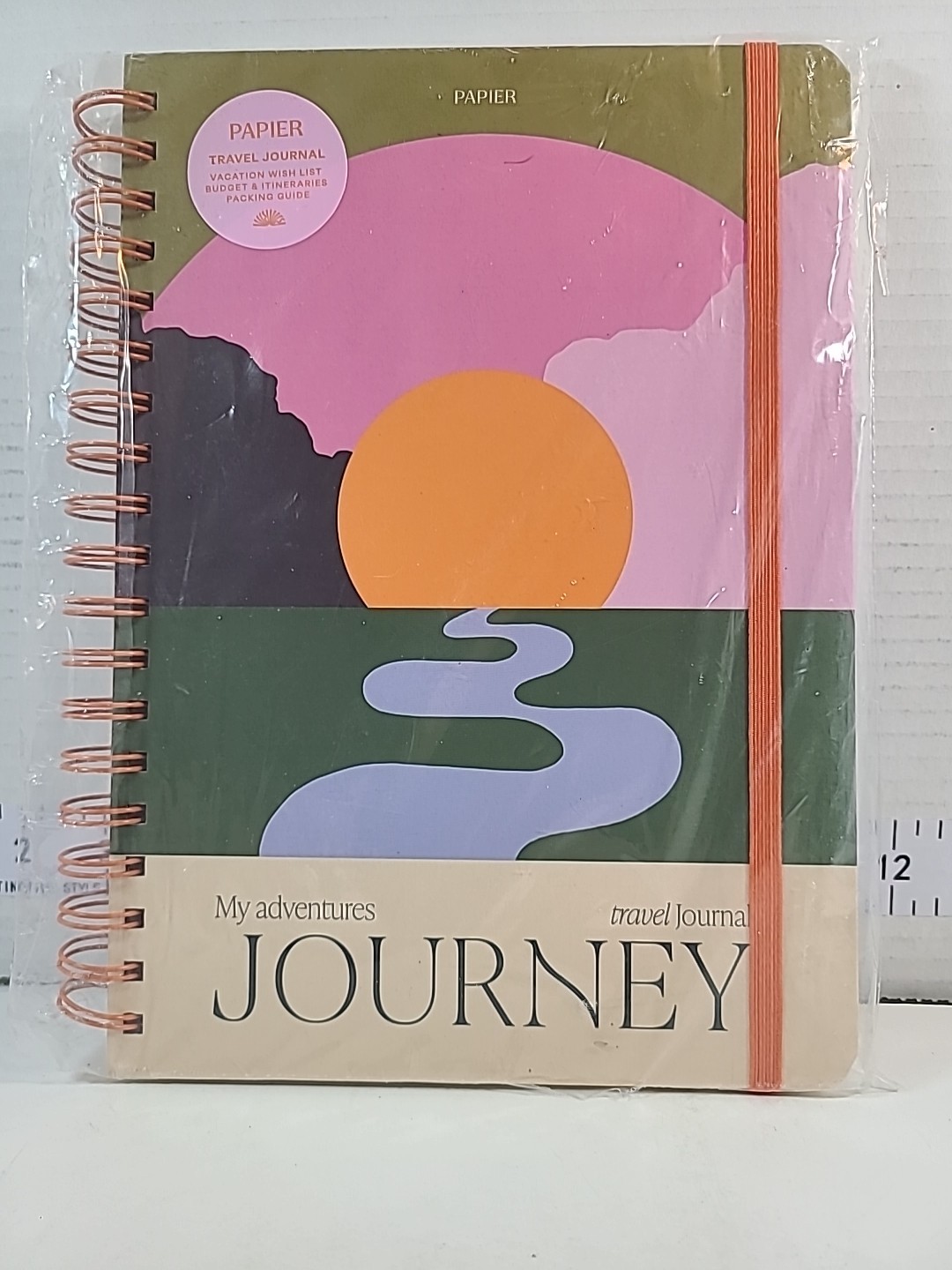 Papier Travel Journal My Adventures Journey Trip Plan Budget Packing Writing