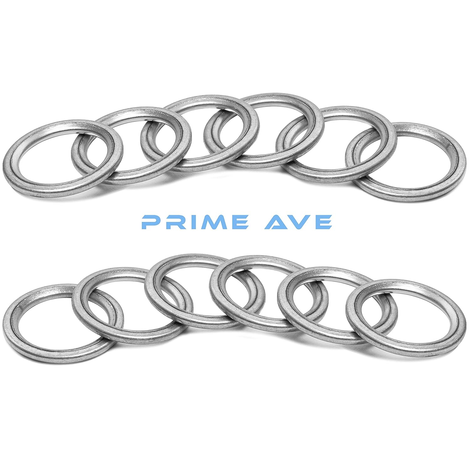14mm Oil Drain Plug Crush Washer Gaskets Compatible with Audi & VW Part# N013…