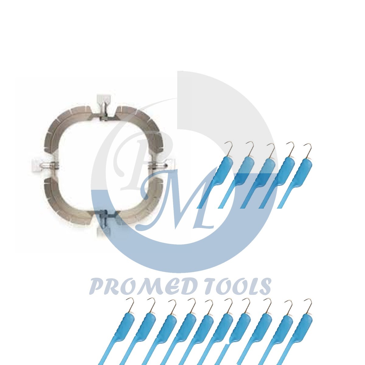 Lone Star Surgical Retractor Ring with 10 Hooks Surgical Instruments Set