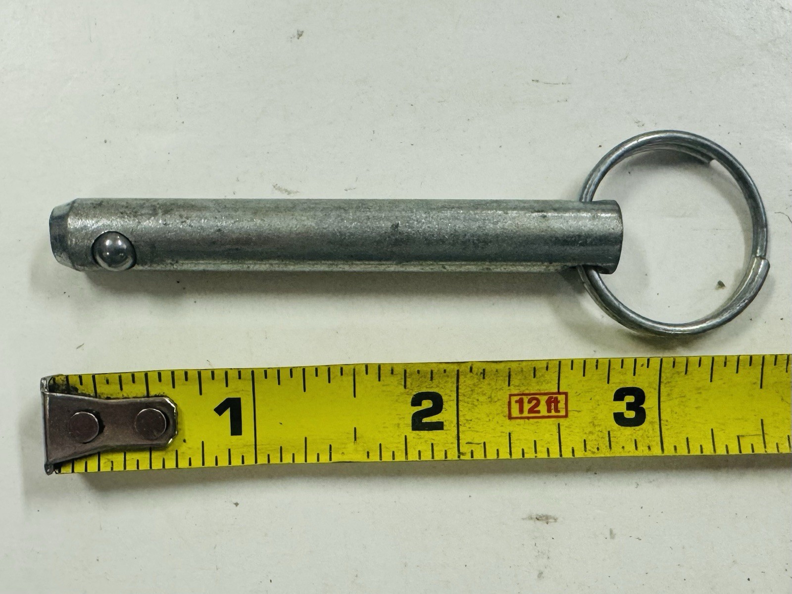 3/8 In. X 3 In. Cotterless Hitch Pin with Ring (2-Pack)