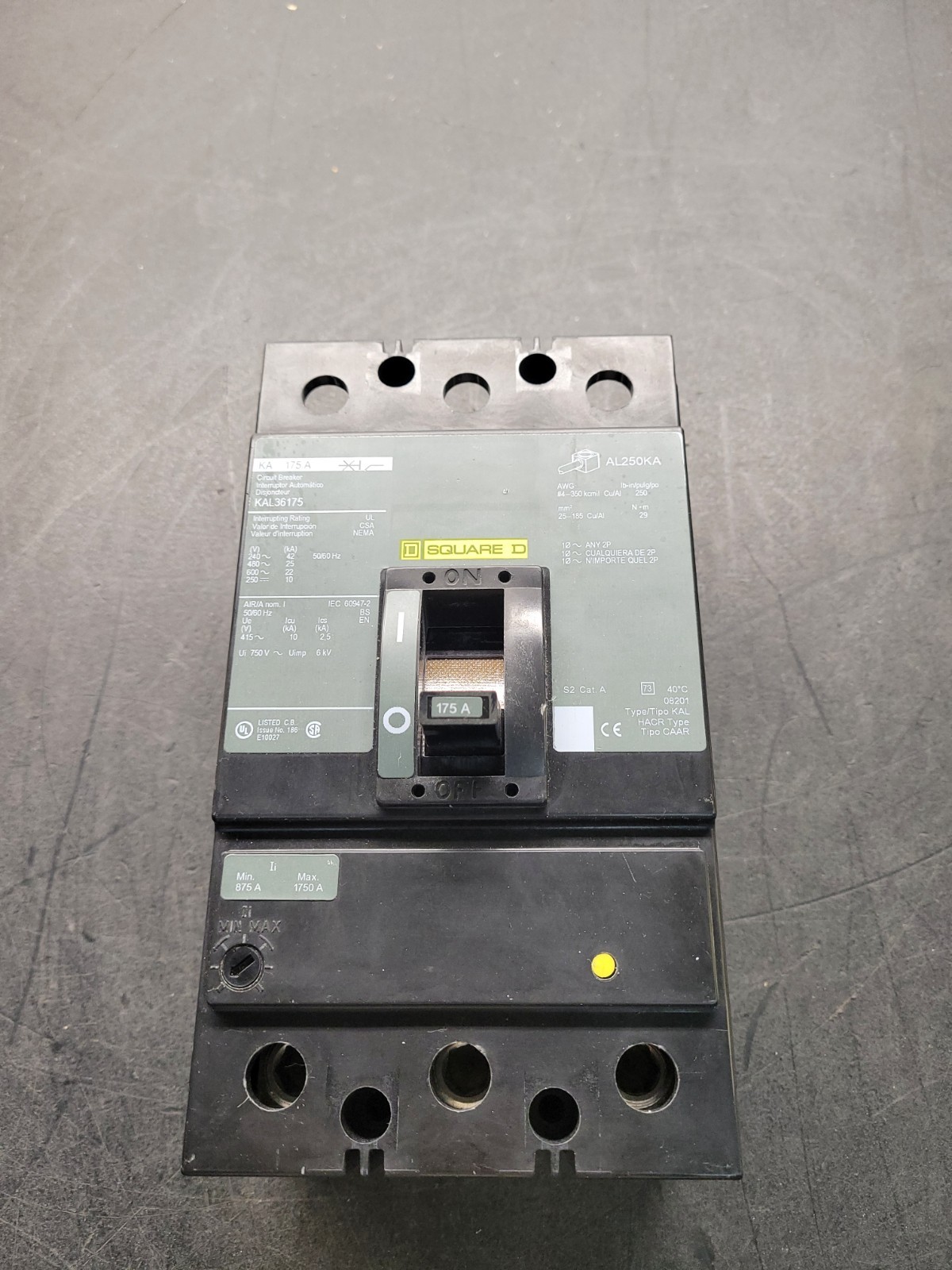 Square D KAL36175 Circuit Breaker.