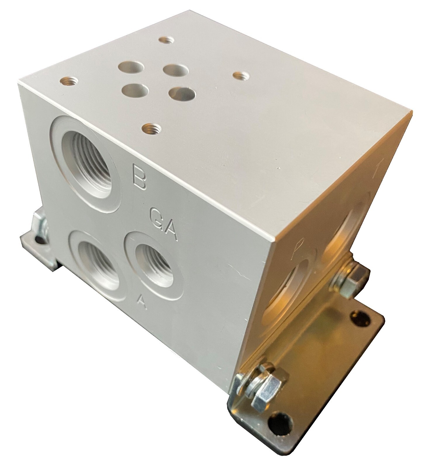 Hydraulic Valve Parallel Manifold Alum. D03 NG6 Cetop 3 pattern 1-5 Station MPA6