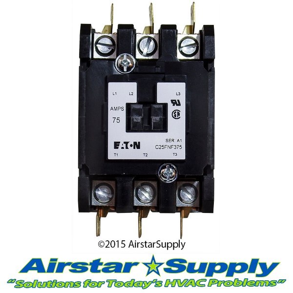 C25FNF375B Eaton / Cutler Hammer Contactor – 75 Amp 3 Pole 220-240V Coil