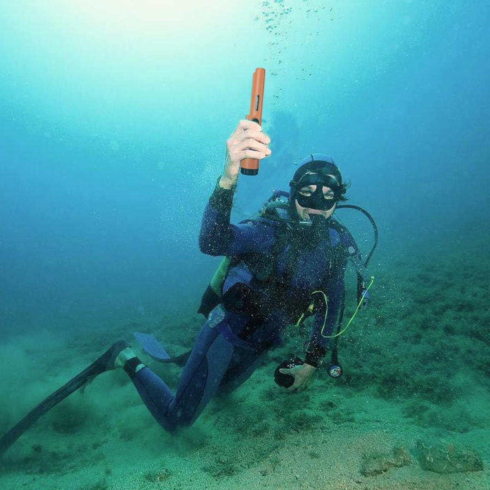 Handheld Metal Detector – 360�� Detection for Gold, Silver & Treasure Hunting
