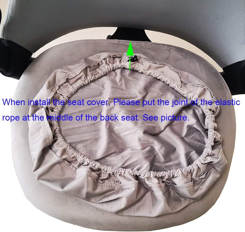 Hand Made Seat Cover for Herman Miller Sayl Home Office Task Chair Seat (Gray)