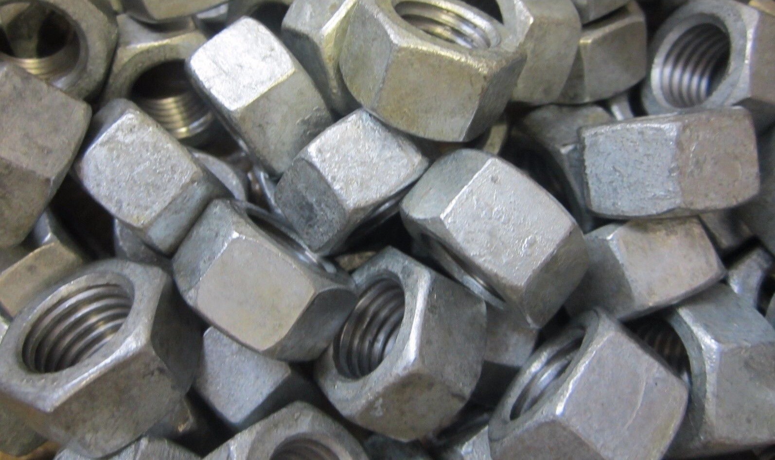 1/2-13 x 6 Galvanized Hex Cap Screw With Hex Nuts, Flat & Lock Washers