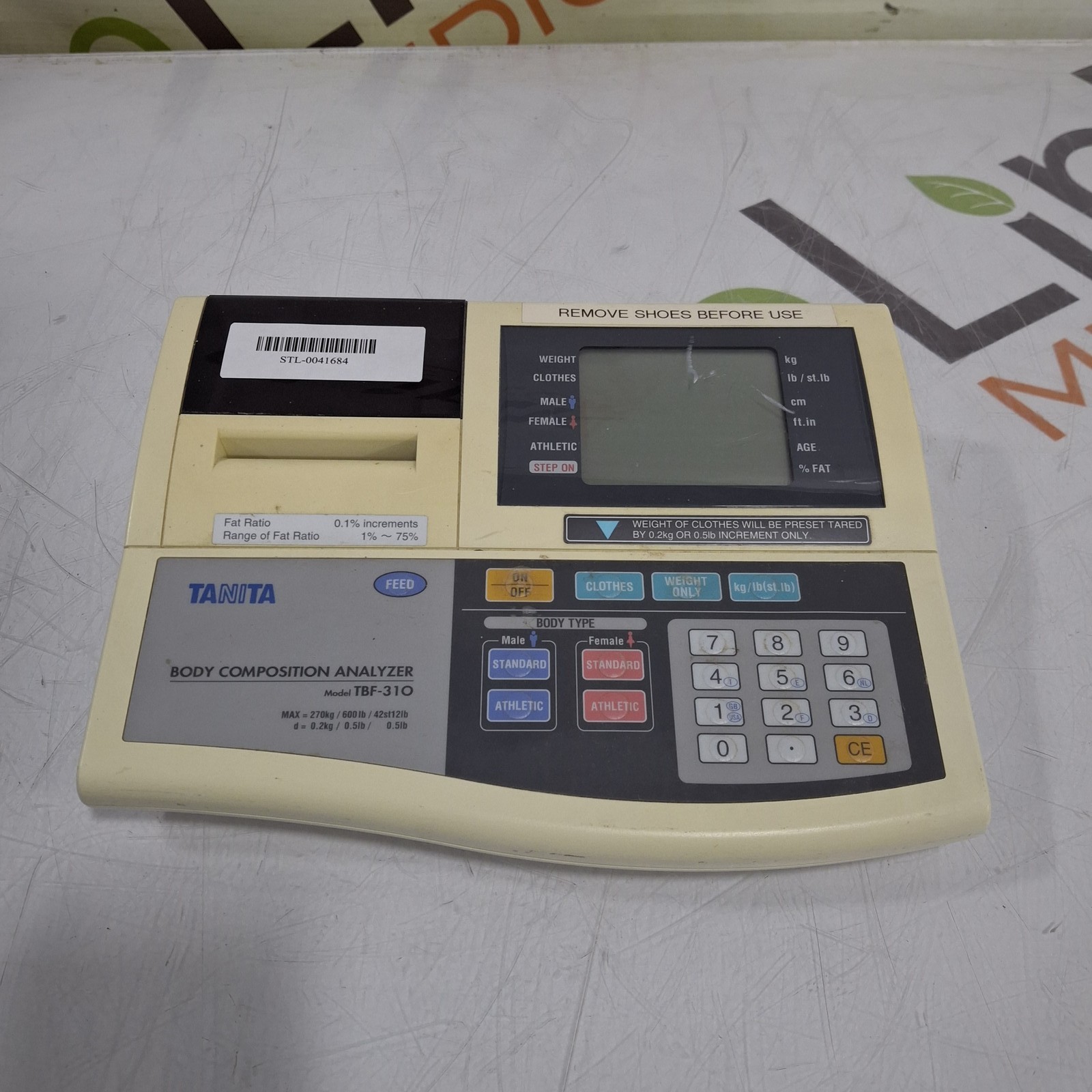Tanita TBF-310 Professional Body Composition Analyzer