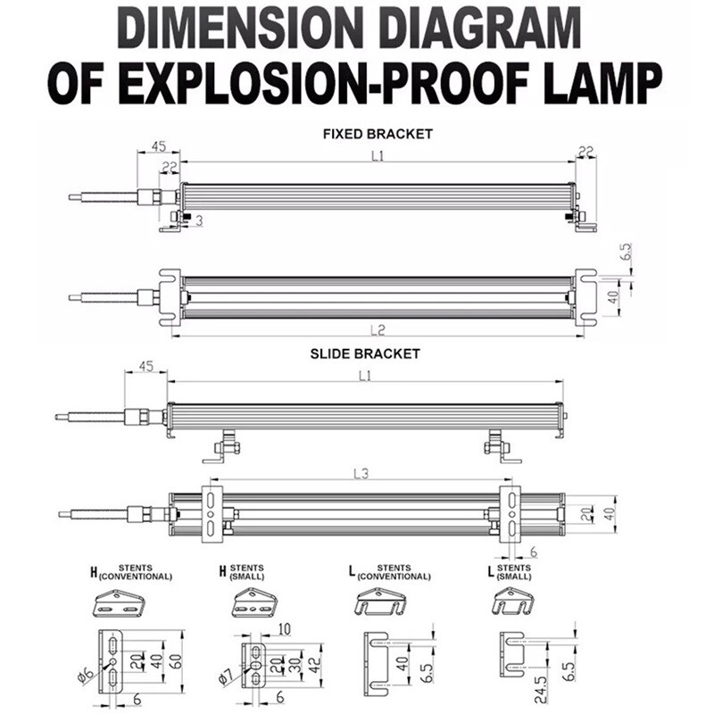 CNC Machine Tool Light Explosion-proof Waterproof Oil-proof Workshop WorkingLamp