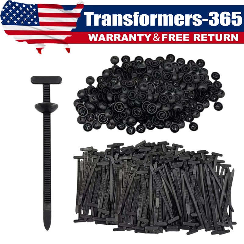 200 PCS Nylon Universal Cable Tie Buckle，Heavy Duty Self-Locking Zip Ties Holder
