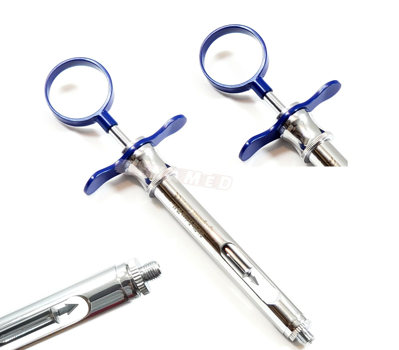 German Dental Anesthetic Self Aspirating Syringes 1.8ml Auto Passive Syringe-Blu