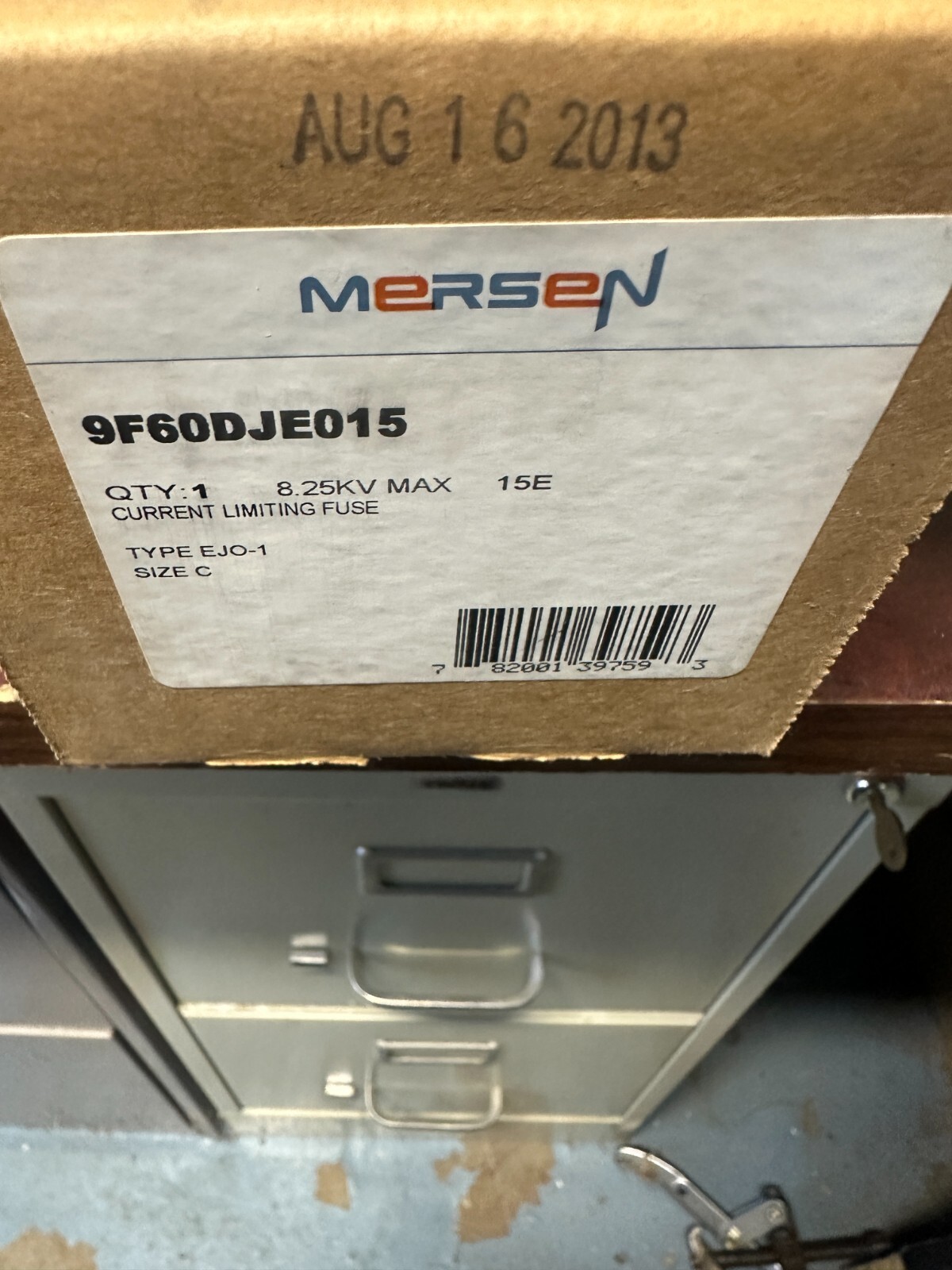 Mersen Ferraz Shawmut 9f60DJE015, 8.25kv Max, 15A New in Box