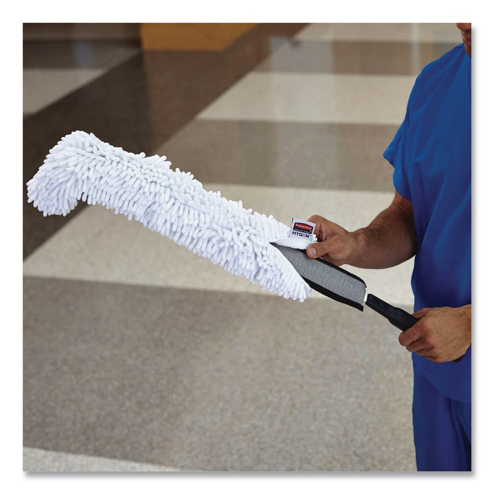 Rubbermaid Commercial HYGEN Q852WHI 28.38 in. Quick-Connect Dusting Wand New