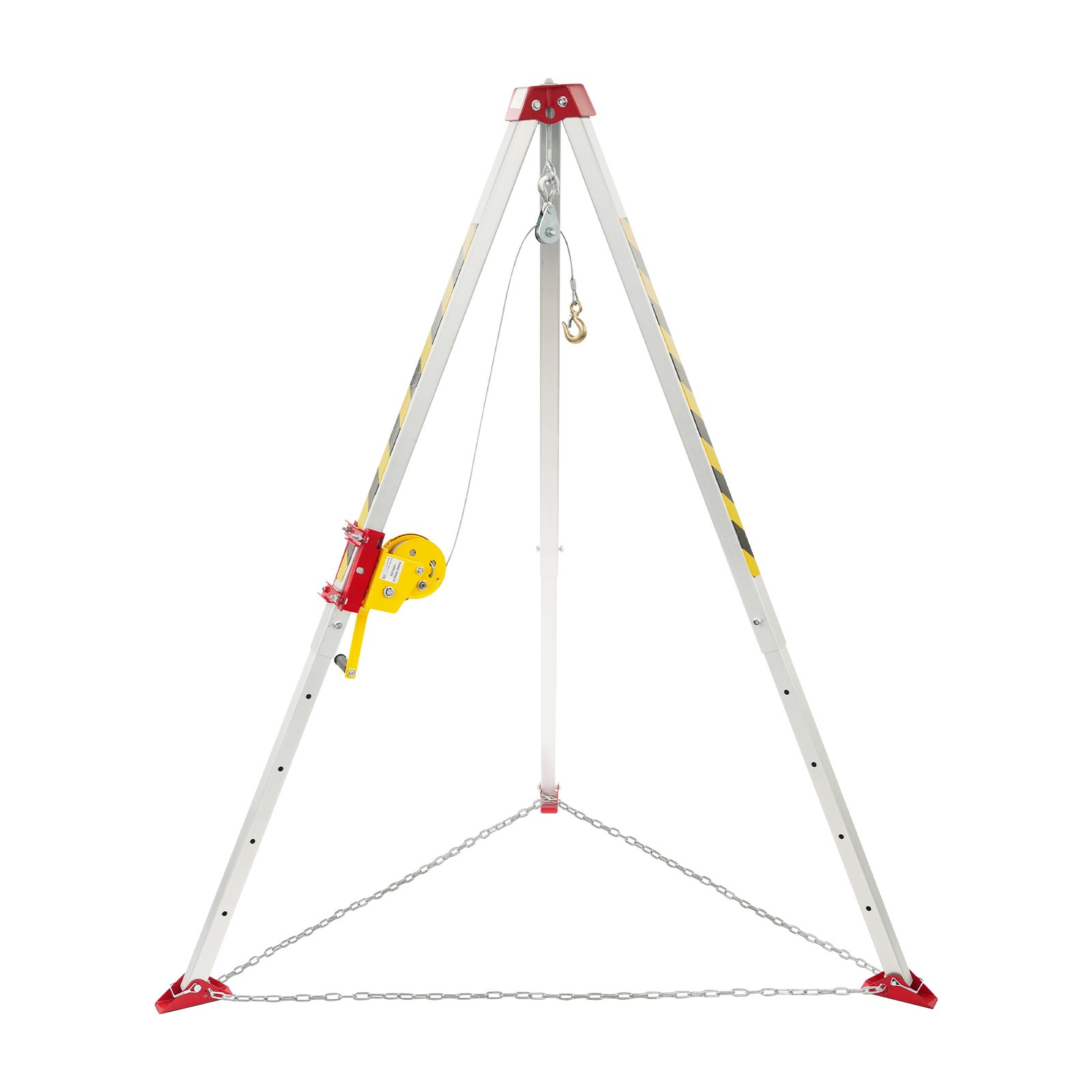 Confined Space Rescue Tripod, Rescue Tripod Kit with Protective Chain