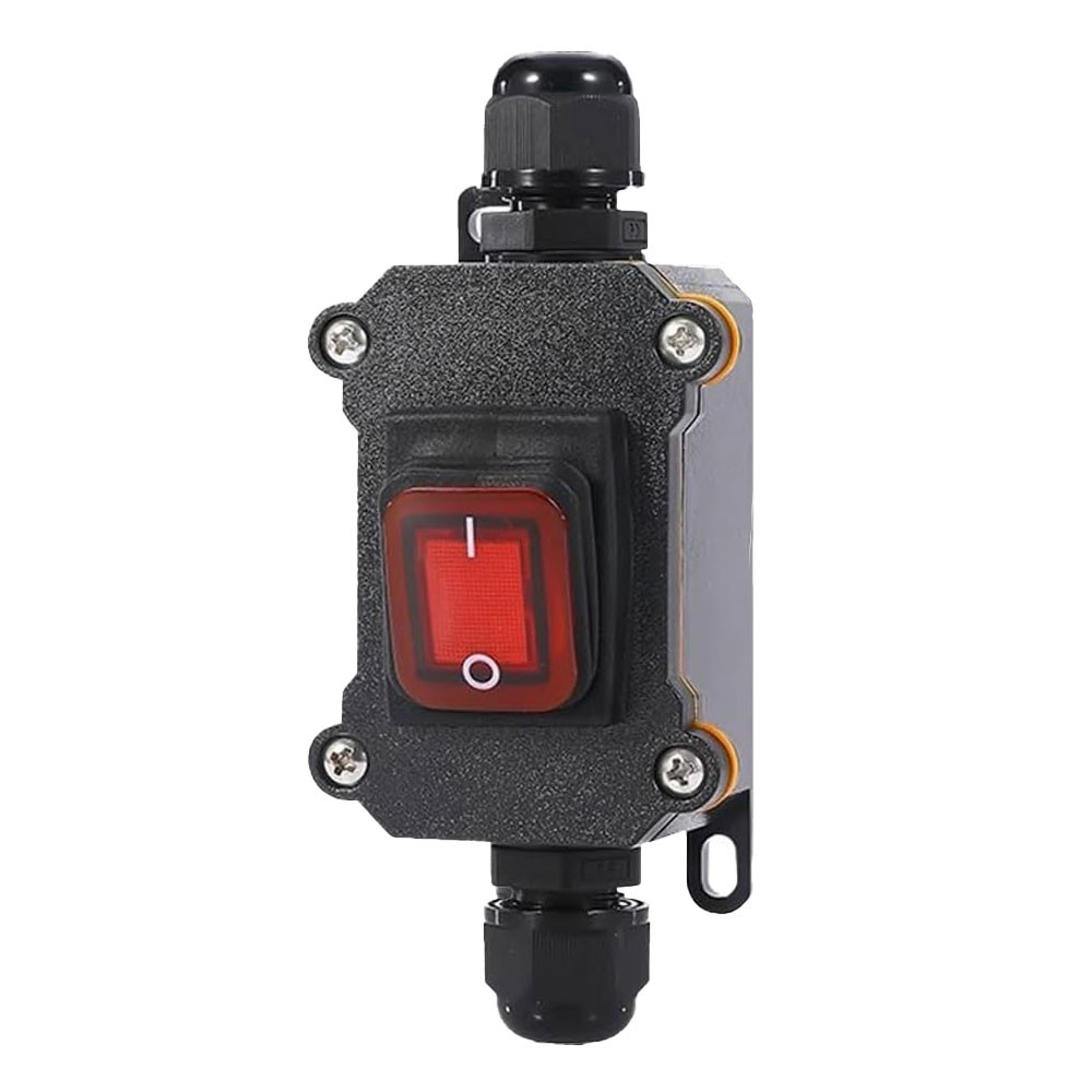 Waterproof Inline Cord Switch,DPST AC 20A-125V,16A-250V On Off Toggle SHIP
