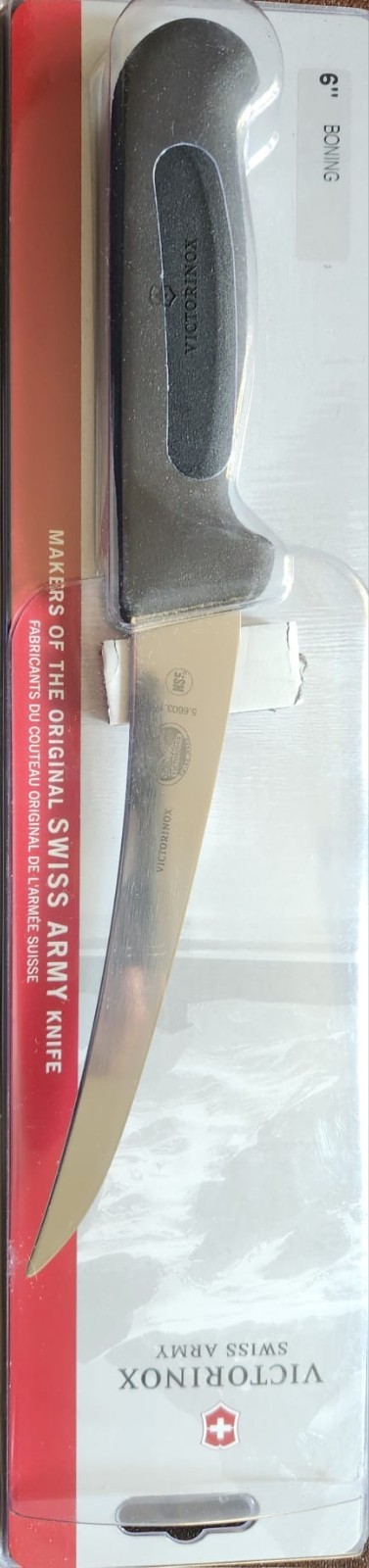 Victorinox Swiss Army Knife 6″ Fibrox Pro Boning Knife Sharp Stainless
