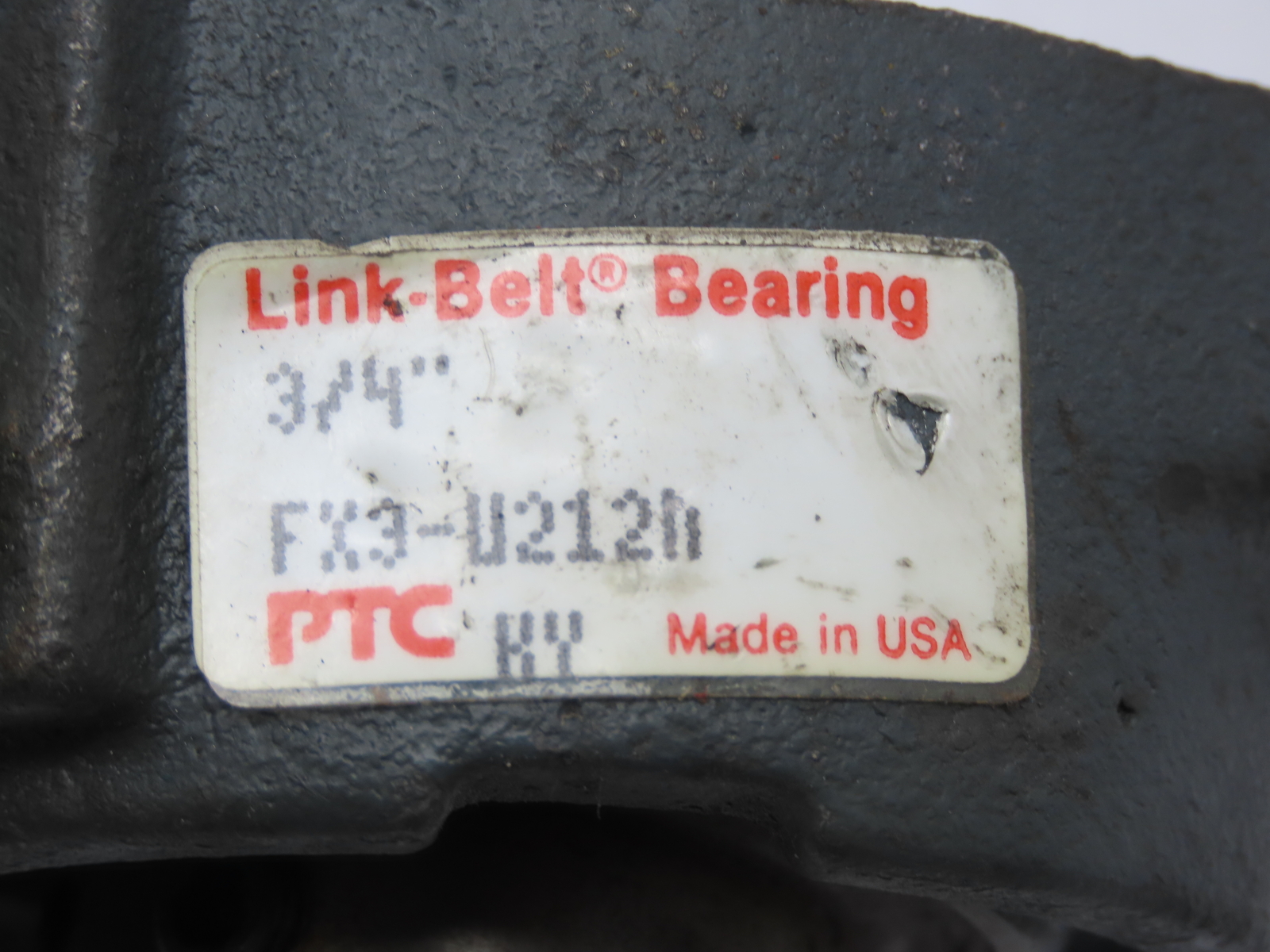 Link Belt FX3-U212N 3/4» Housing Greaseable Normal Duty Bearing