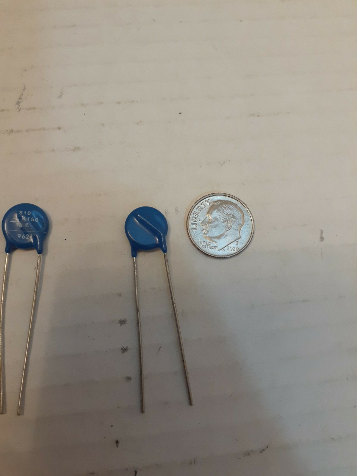 Ceramic Radial Disc Capacitor S10 K150 9621 (50 per Order)