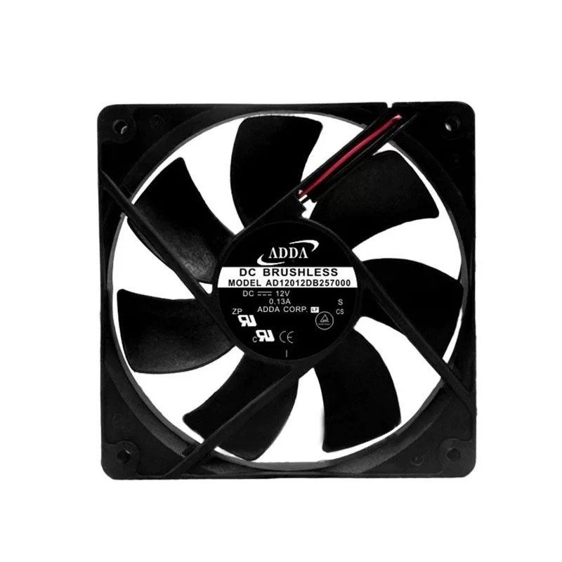 1 pcs ADDA AD2012DB257000 12025 12V 0.13A desktop computer case fan #zc
