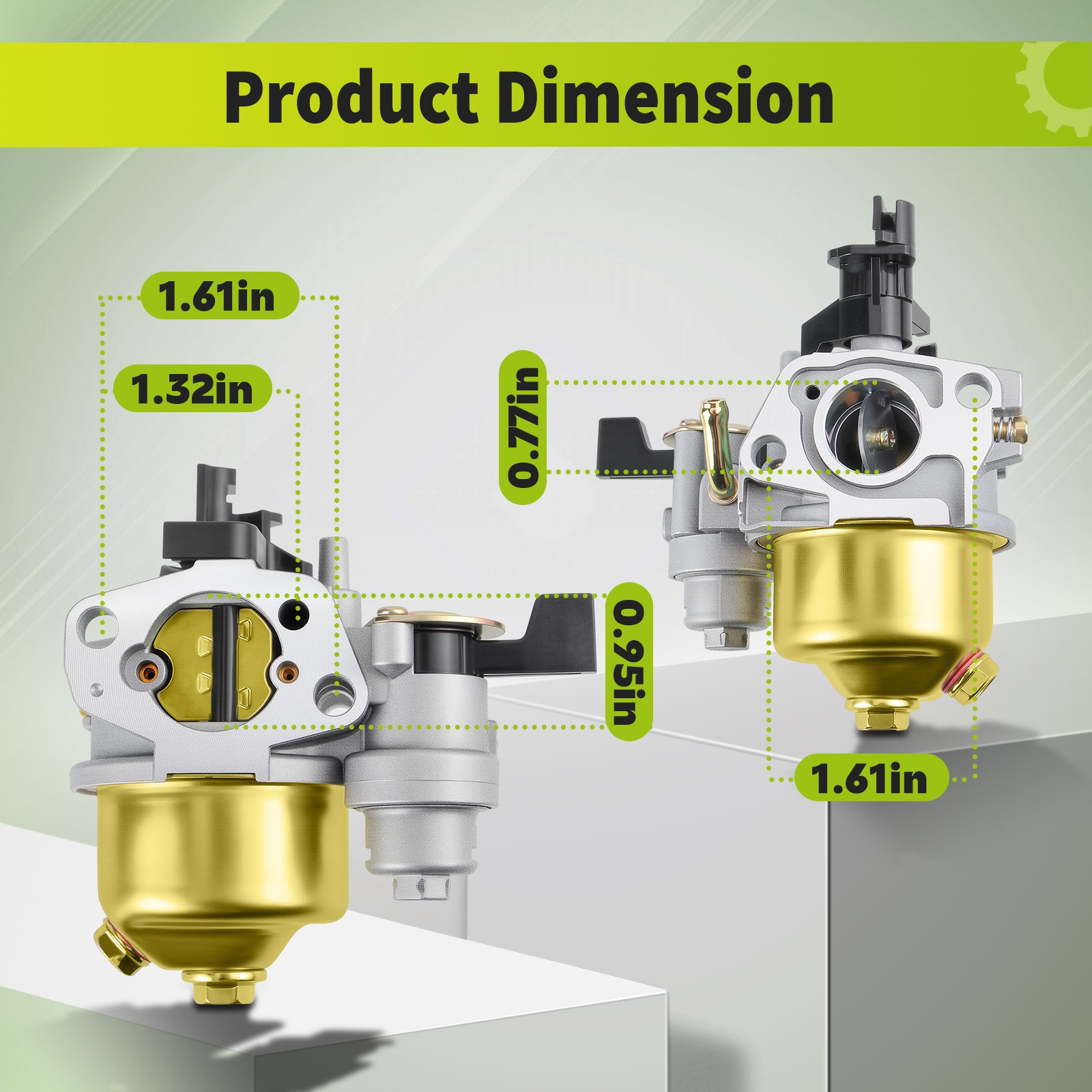 Carburetor 16100-ZH7-W51 For Generac 196cc OHV Pressure Washer Engine 168FA 168F