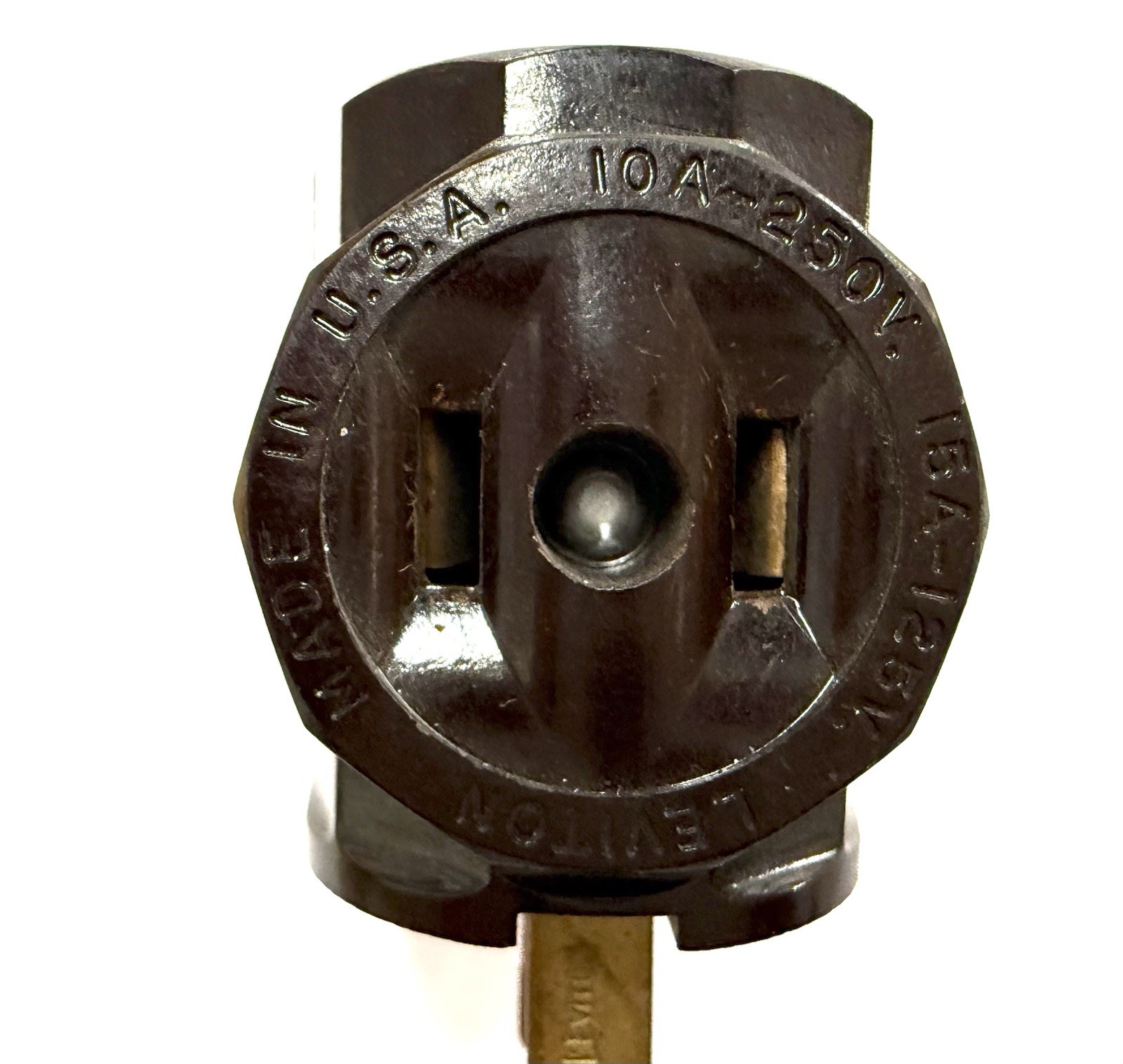 Vintage Bakalite Eagle GE Leviton Outlet Wall Hugger Tap Plugs Adapter USA